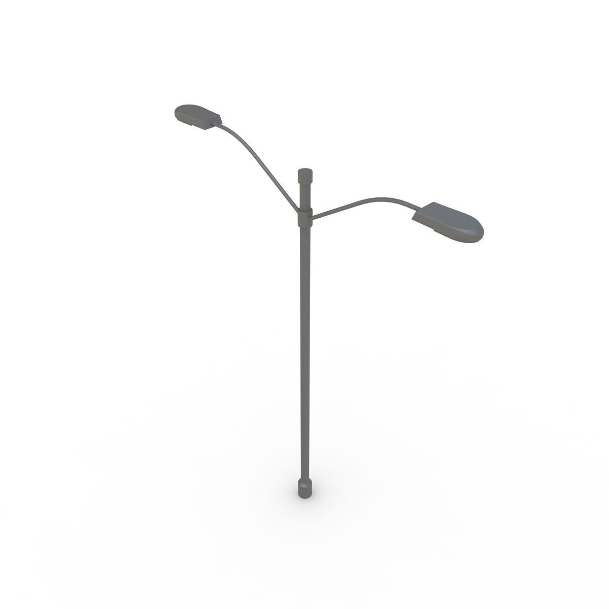 Streetlight 2 street lamp 3D model_1