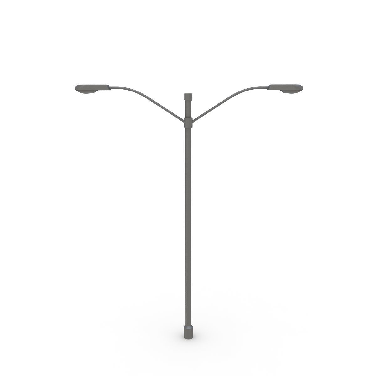 Streetlight 2 street lamp 3D model_2