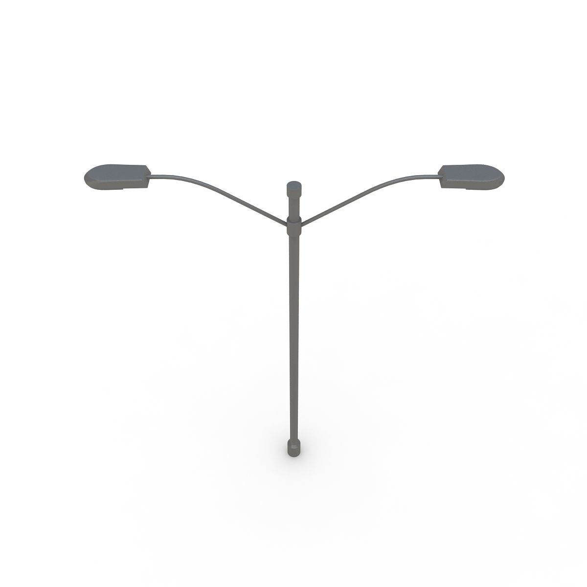 Streetlight 2 street lamp 3D model_3