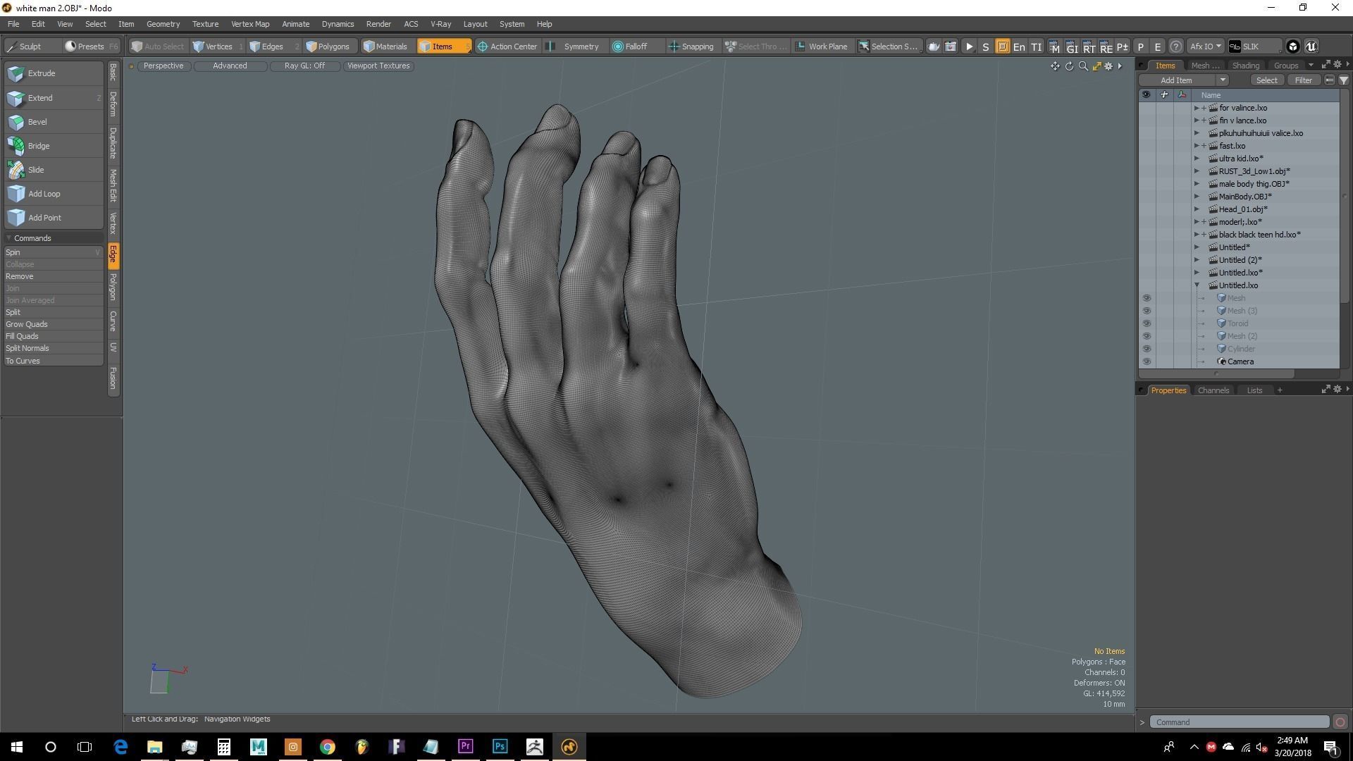 human hand 3D model_5