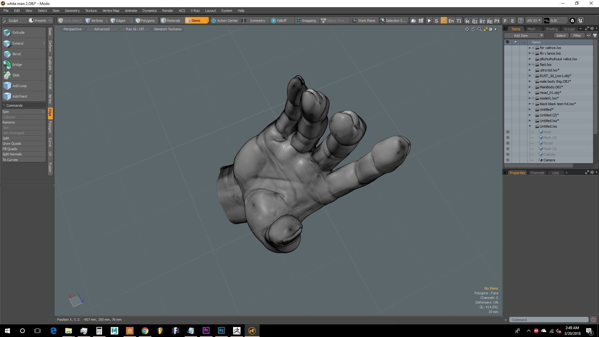 human hand 3D model_6