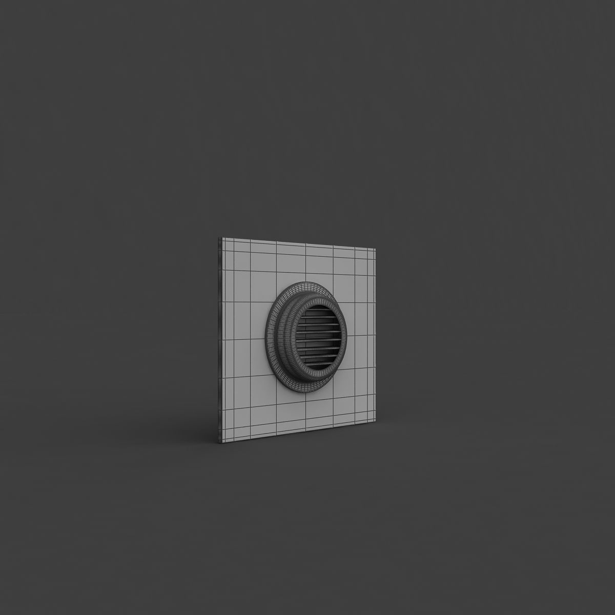 3d Vent bathroom ventilation fan 3D model_3
