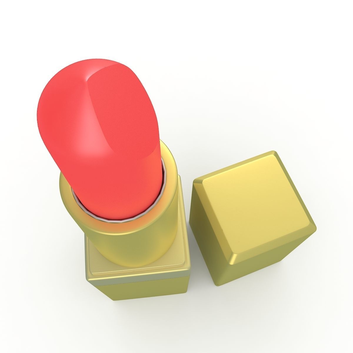 3D Lipstick in 3 colours 3D model_4