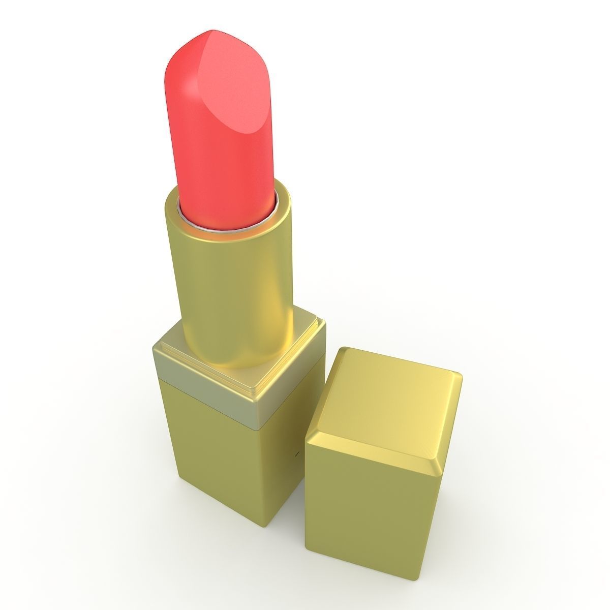 3D Lipstick in 3 colours 3D model_3