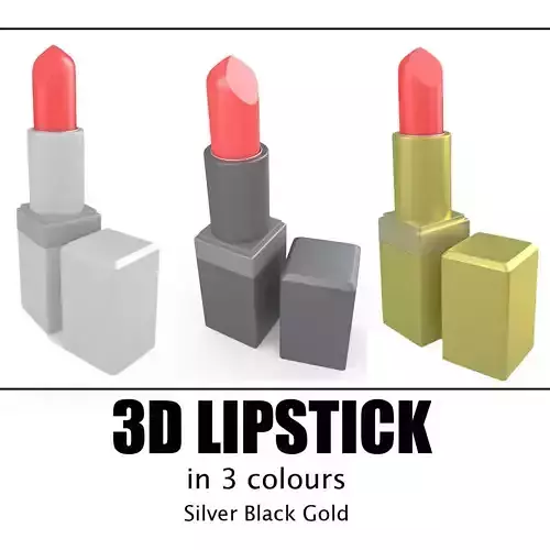 3D Lipstick in 3 colours