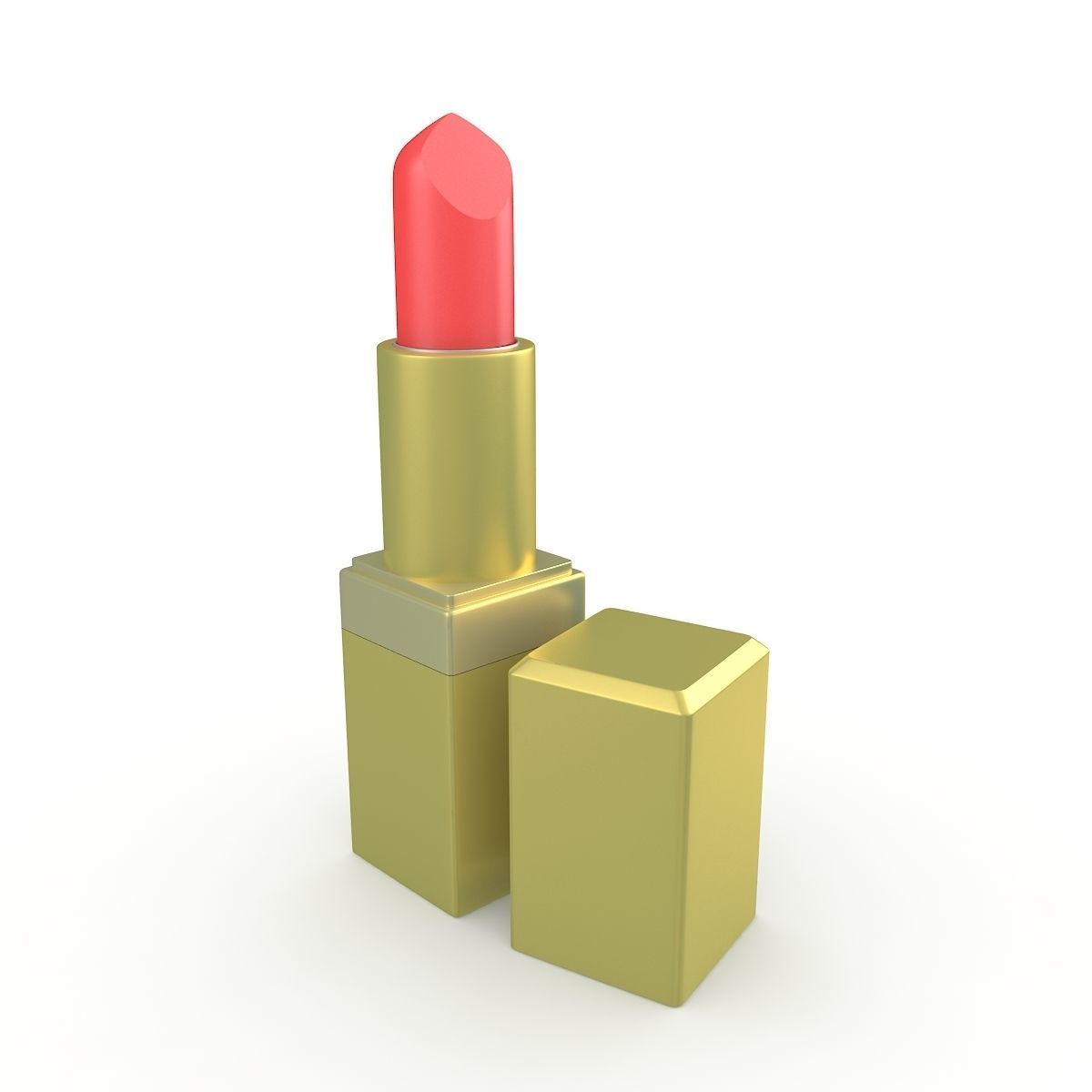 3D Lipstick in 3 colours 3D model_1