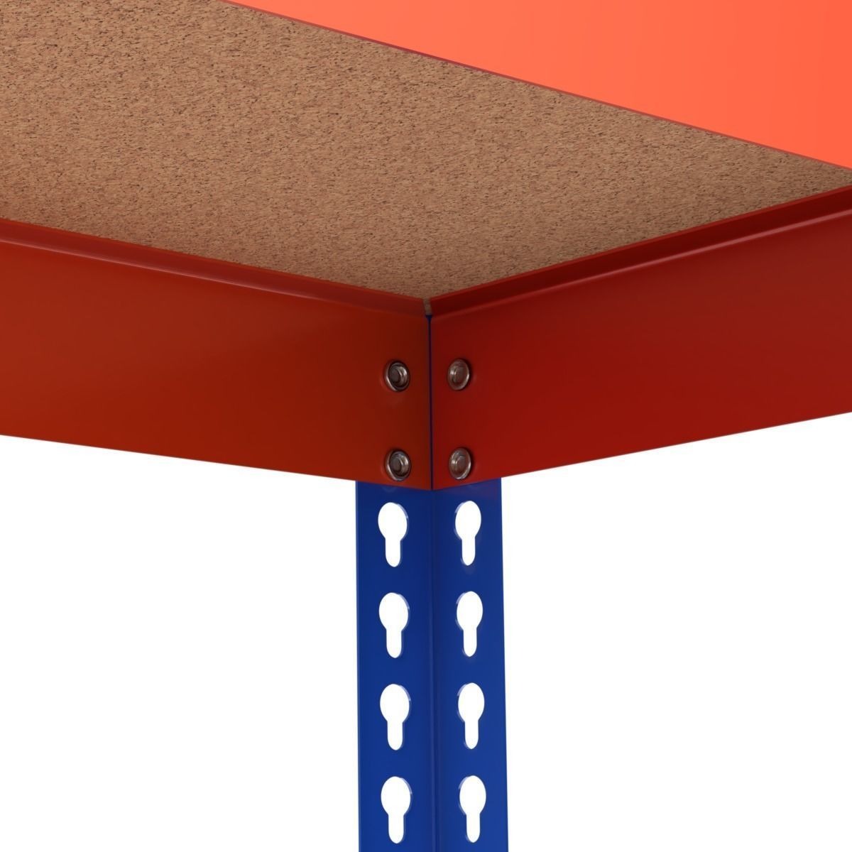 Storage Boxes with Metal Rack 3D model_5