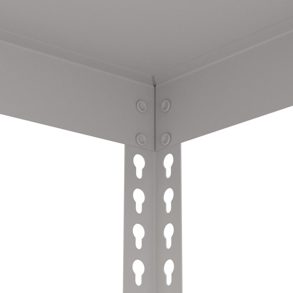 Storage Boxes with Metal Rack 3D model_11