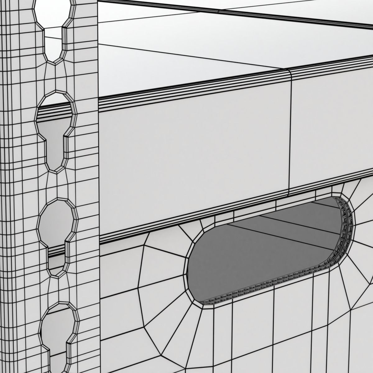 Storage Boxes with Metal Rack 3D model_22