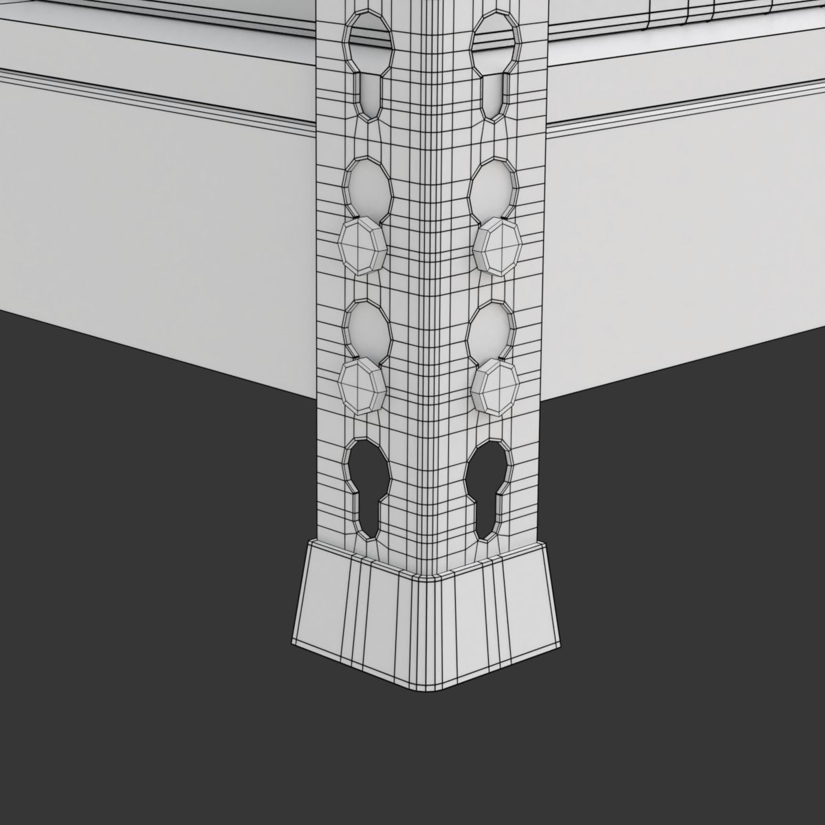 Storage Boxes with Metal Rack 3D model_20