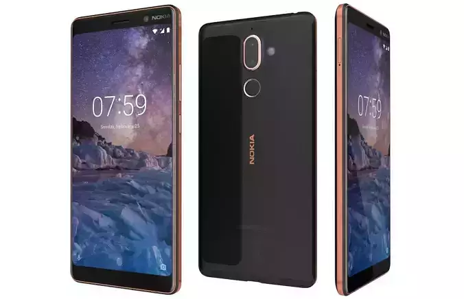 Nokia 7 Plus Black Copper