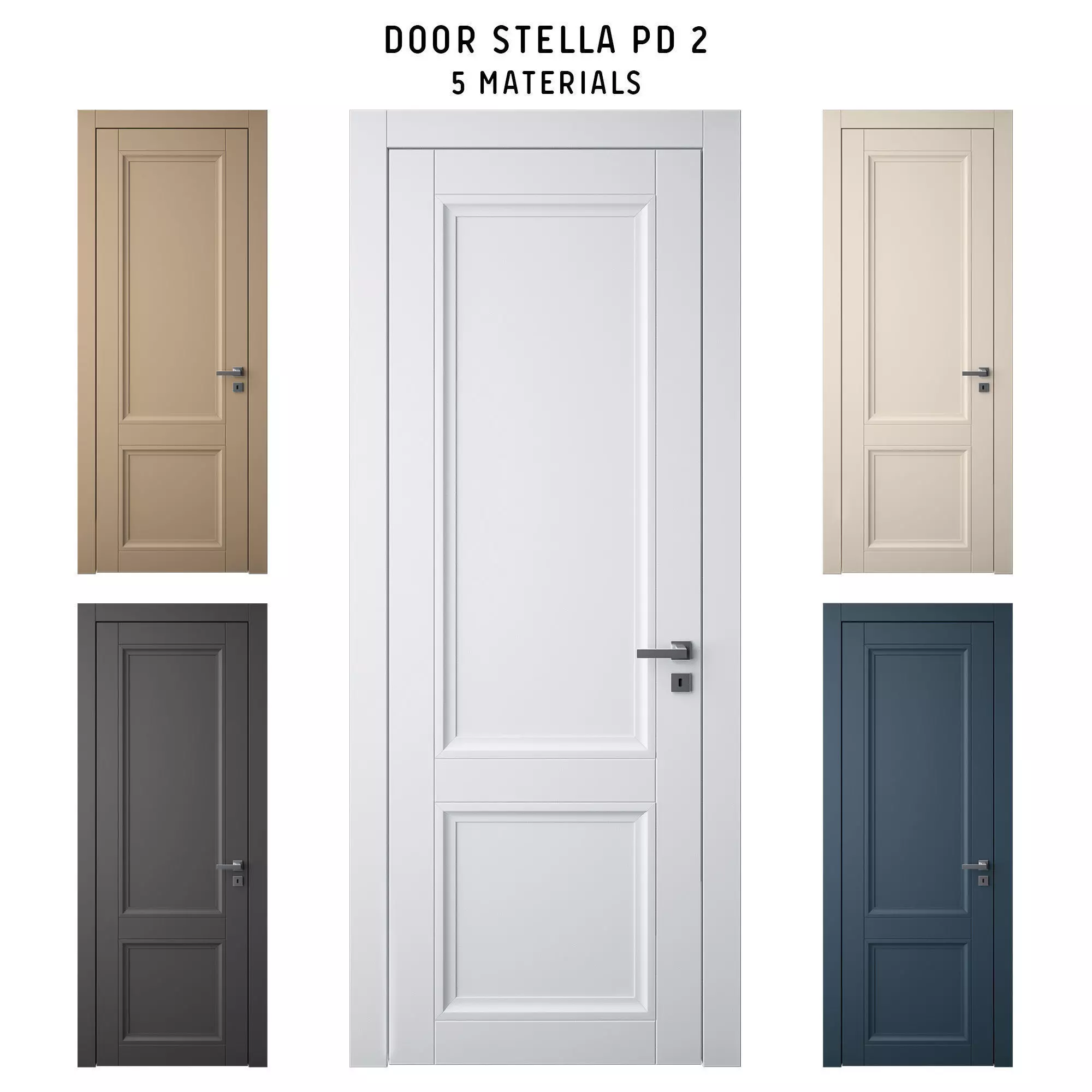 Door STELLA PD2 3D model_0