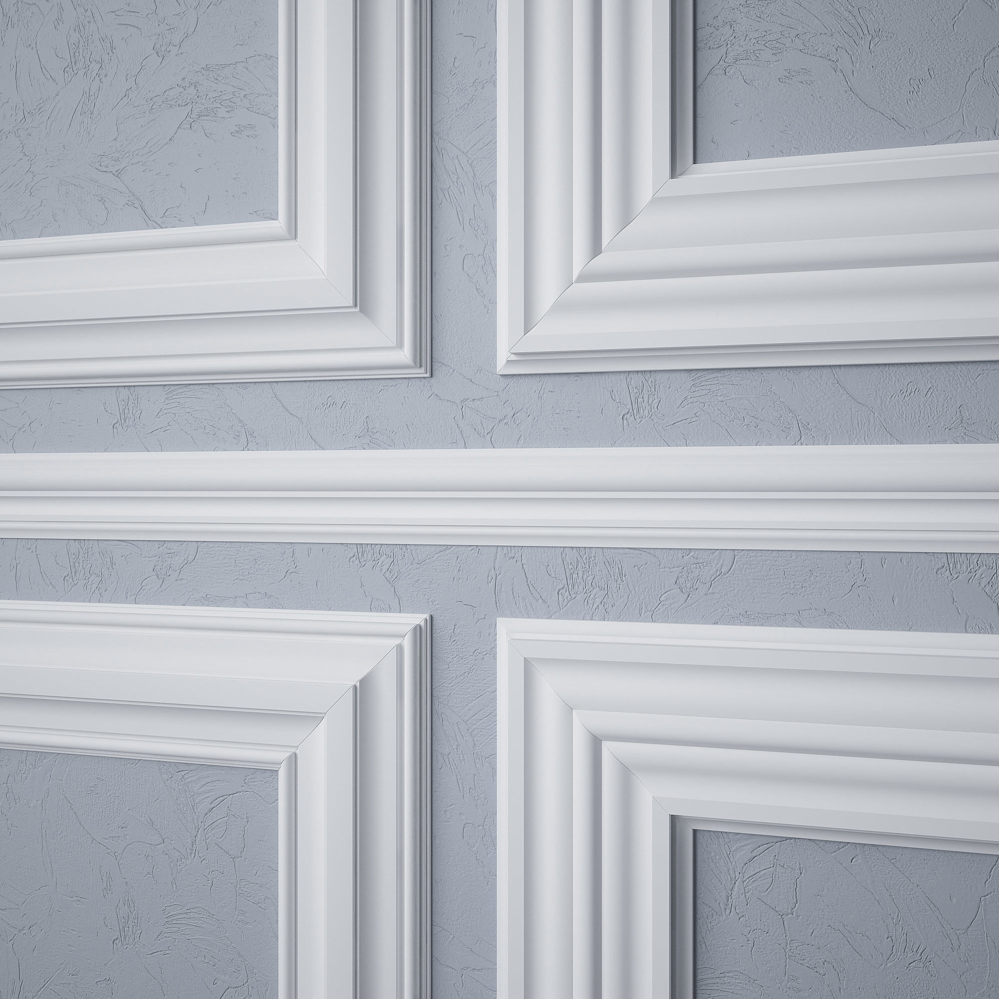 Set of Moldings 2 3D model_2