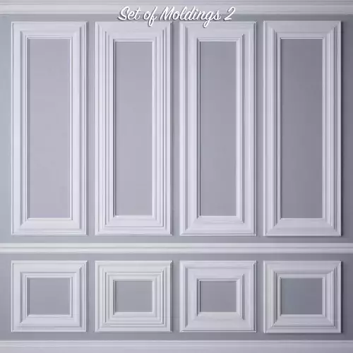 Set of Moldings 2 3D model
