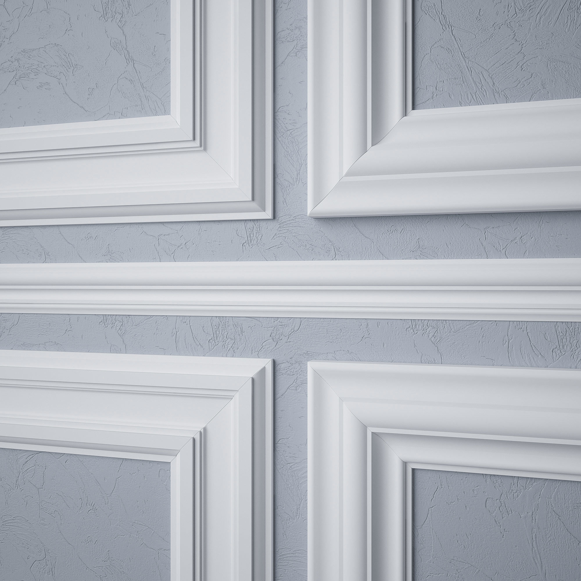 Set of Moldings 2 3D model_1