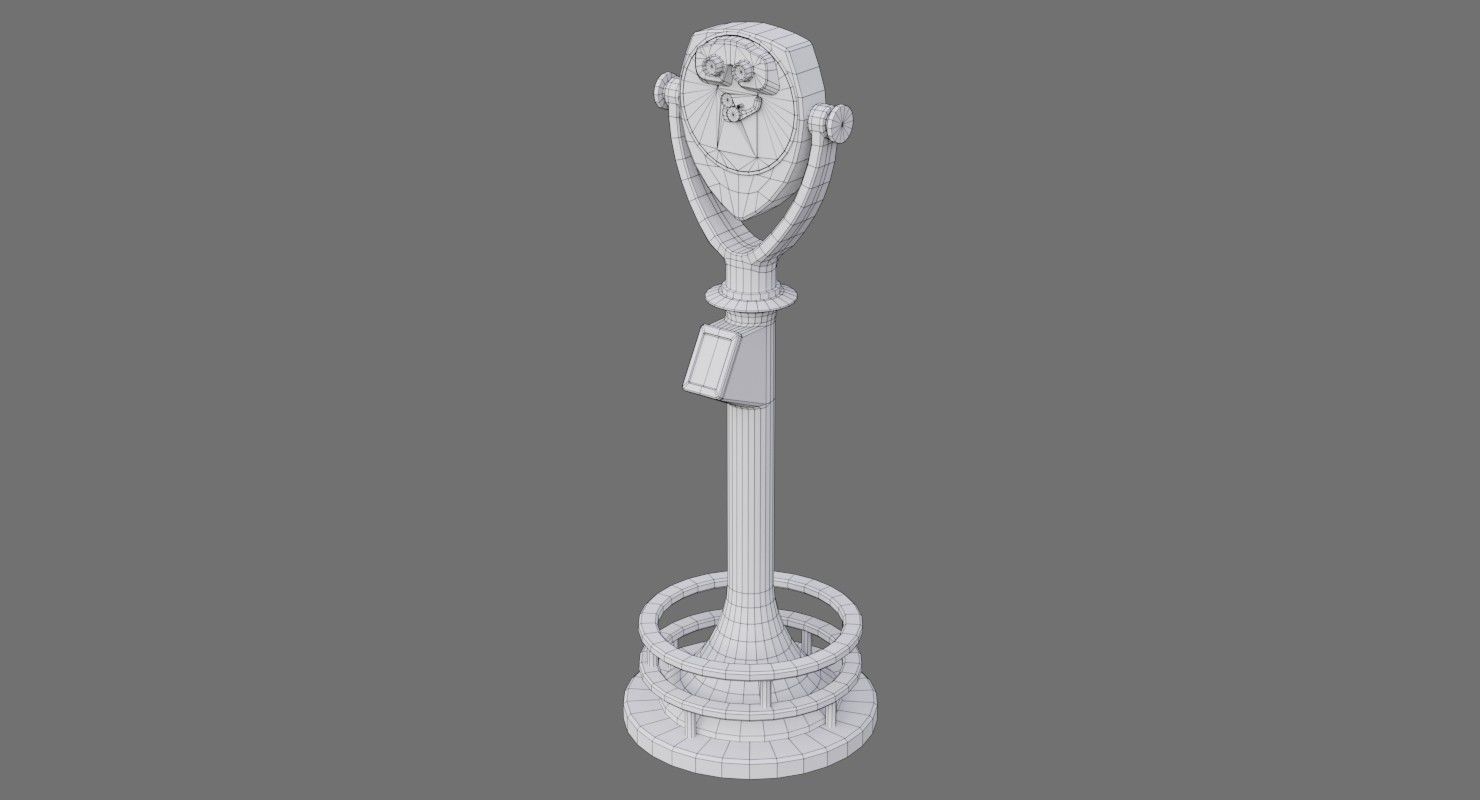 Tower Viewer 1A Low-poly 3D model_6