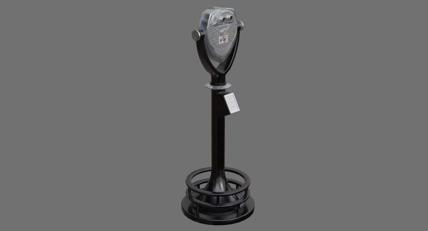 Tower Viewer 1A Low-poly 3D model_1