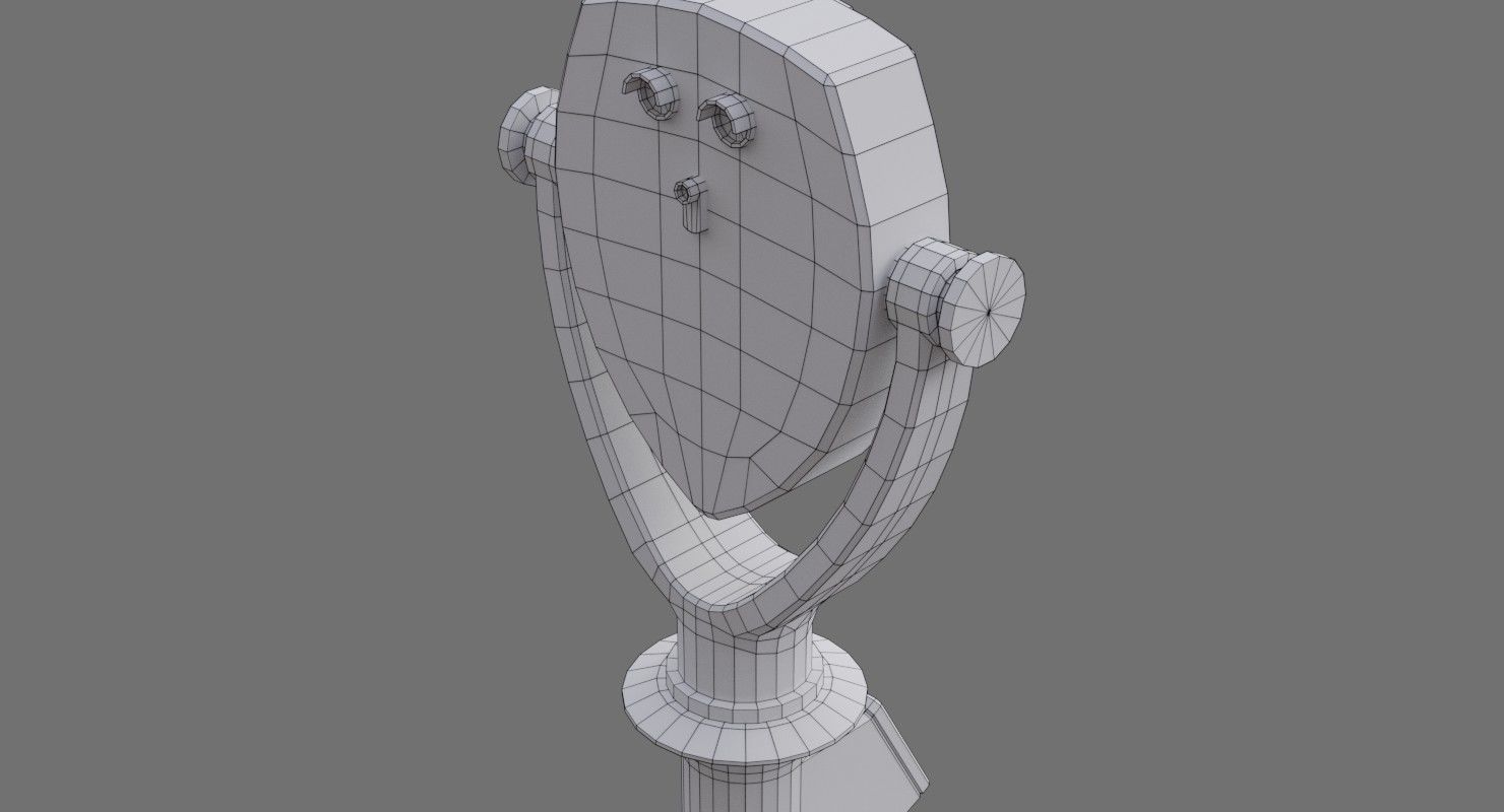 Tower Viewer 1A Low-poly 3D model_7