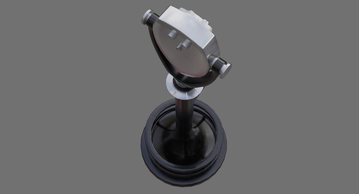 Tower Viewer 1A Low-poly 3D model_2