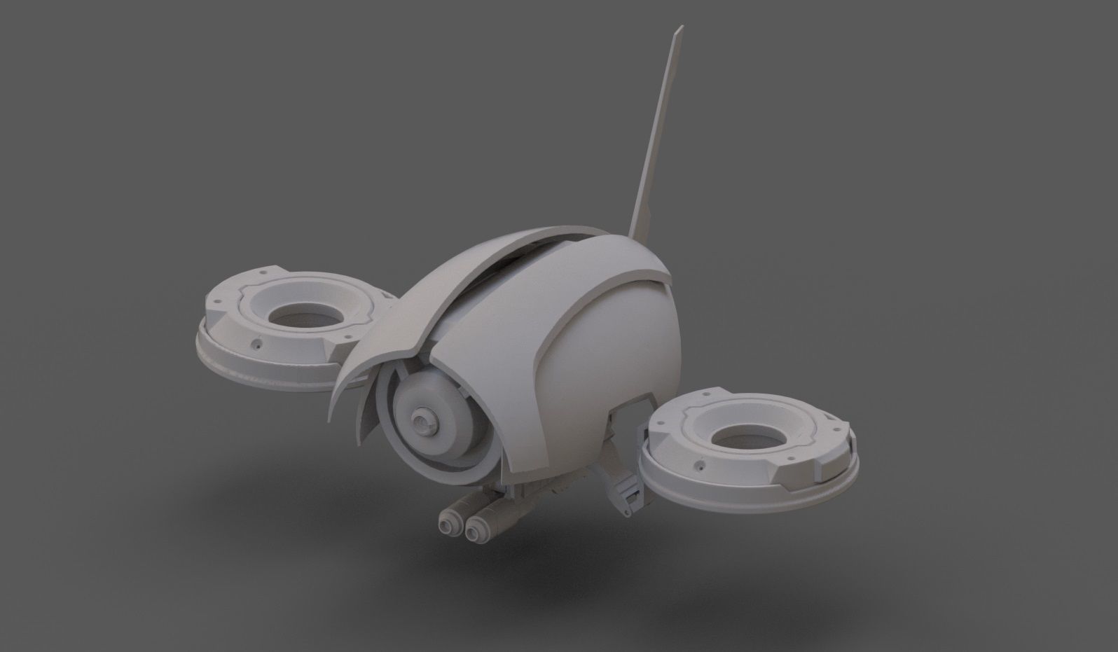 Military Drone 3D model_1
