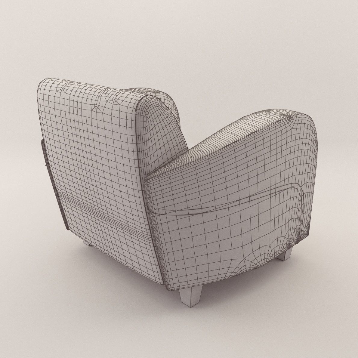 Armchair - New design 3D model_3