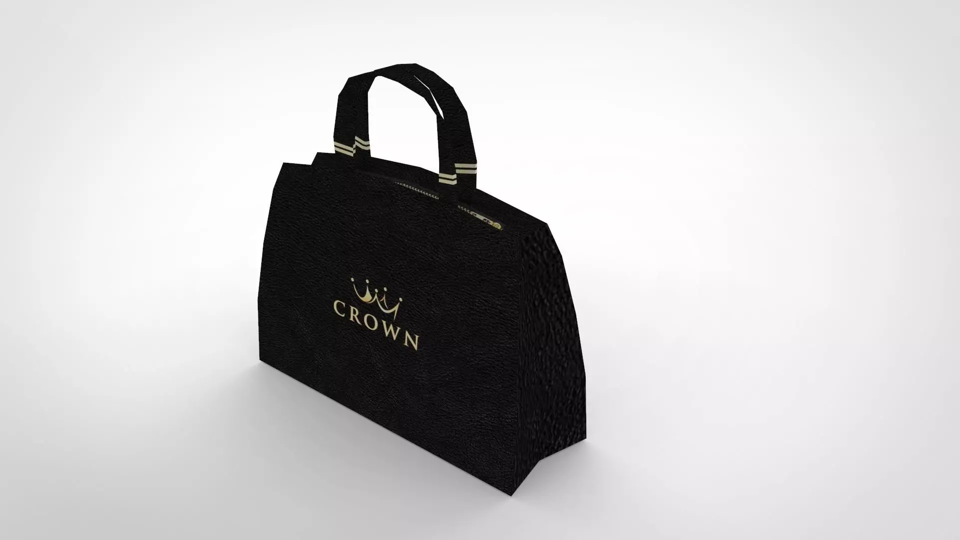 Female Low Poly Handbag   Low-poly 3D model_0