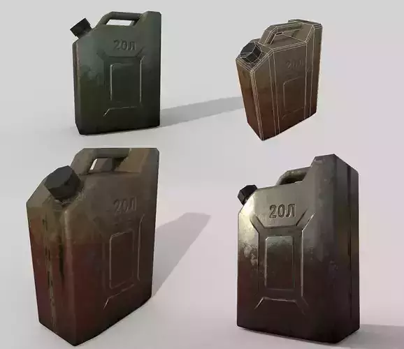 Gas Canister 20 liters Low-poly 3D model