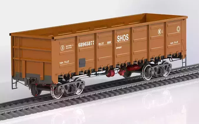 Railway Carriage 12-132 Model