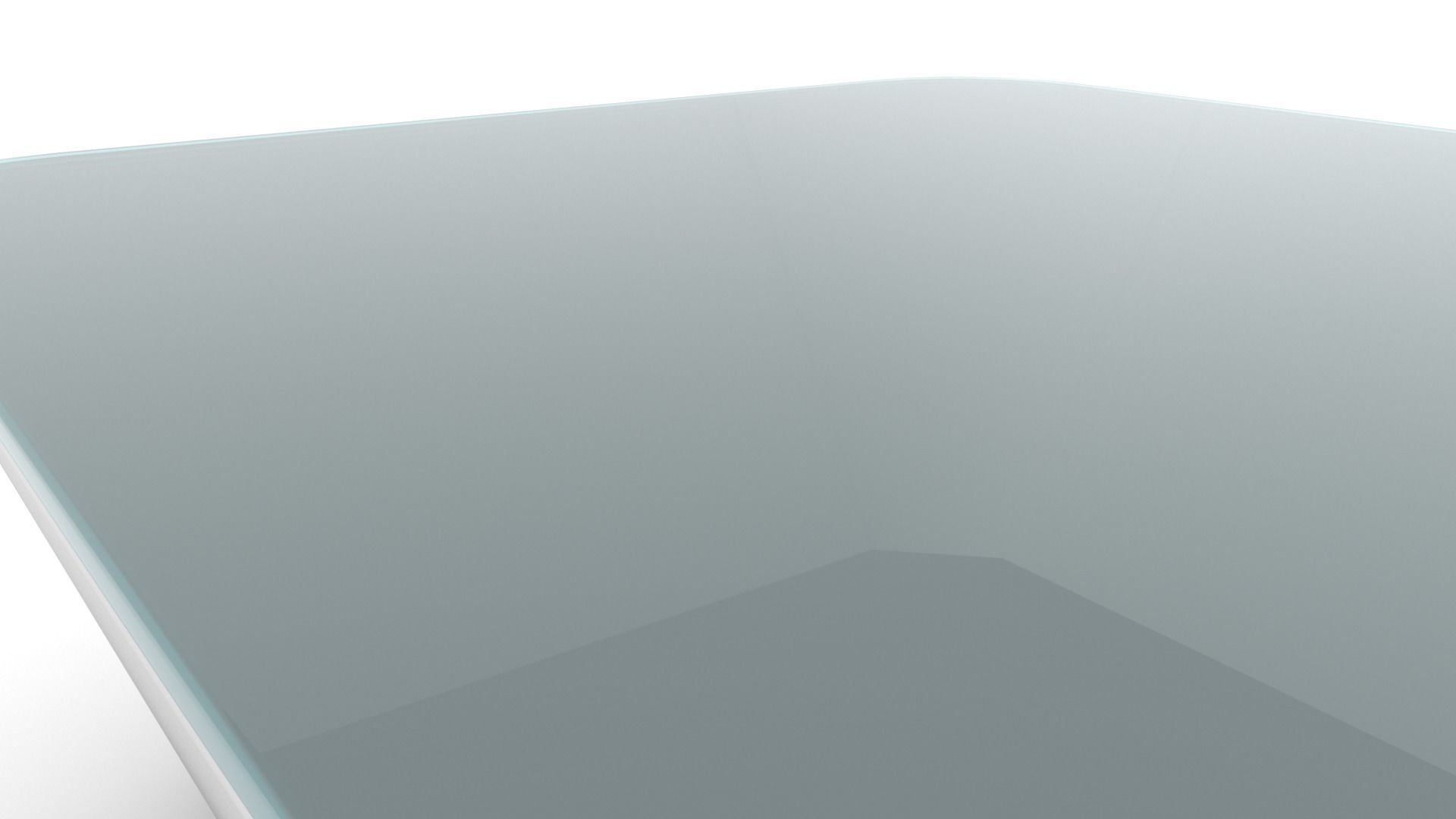 Low Beveled Cube Coffee Table Low-poly 3D model_6