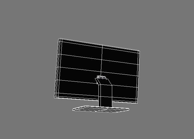 LED Monitor Free low-poly 3D model_2
