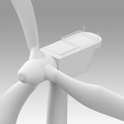 Wind turbine 3D model