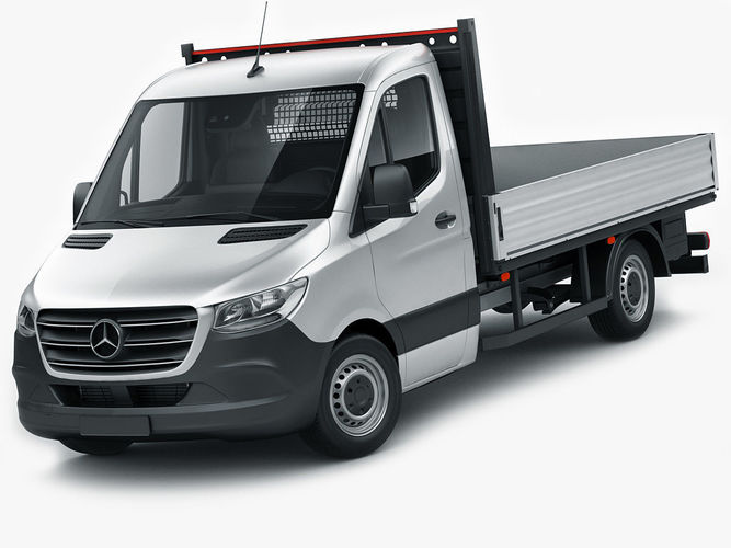 Mercedes Sprinter 2018 pickup 3D model