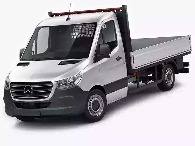 Mercedes Sprinter 2018 pickup 3D model