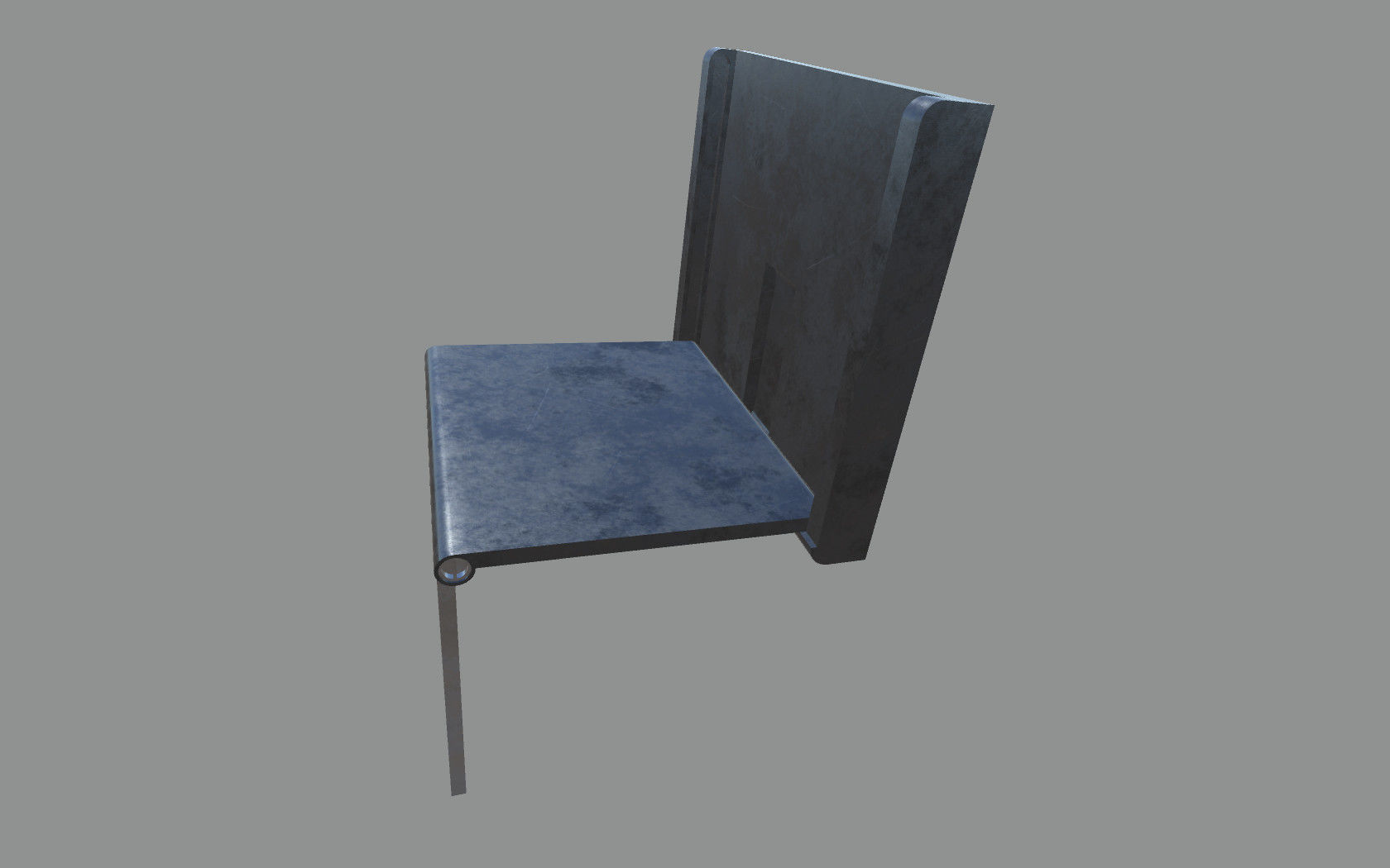 Hidden Table 1 Metal 1 Low-poly 3D model_15