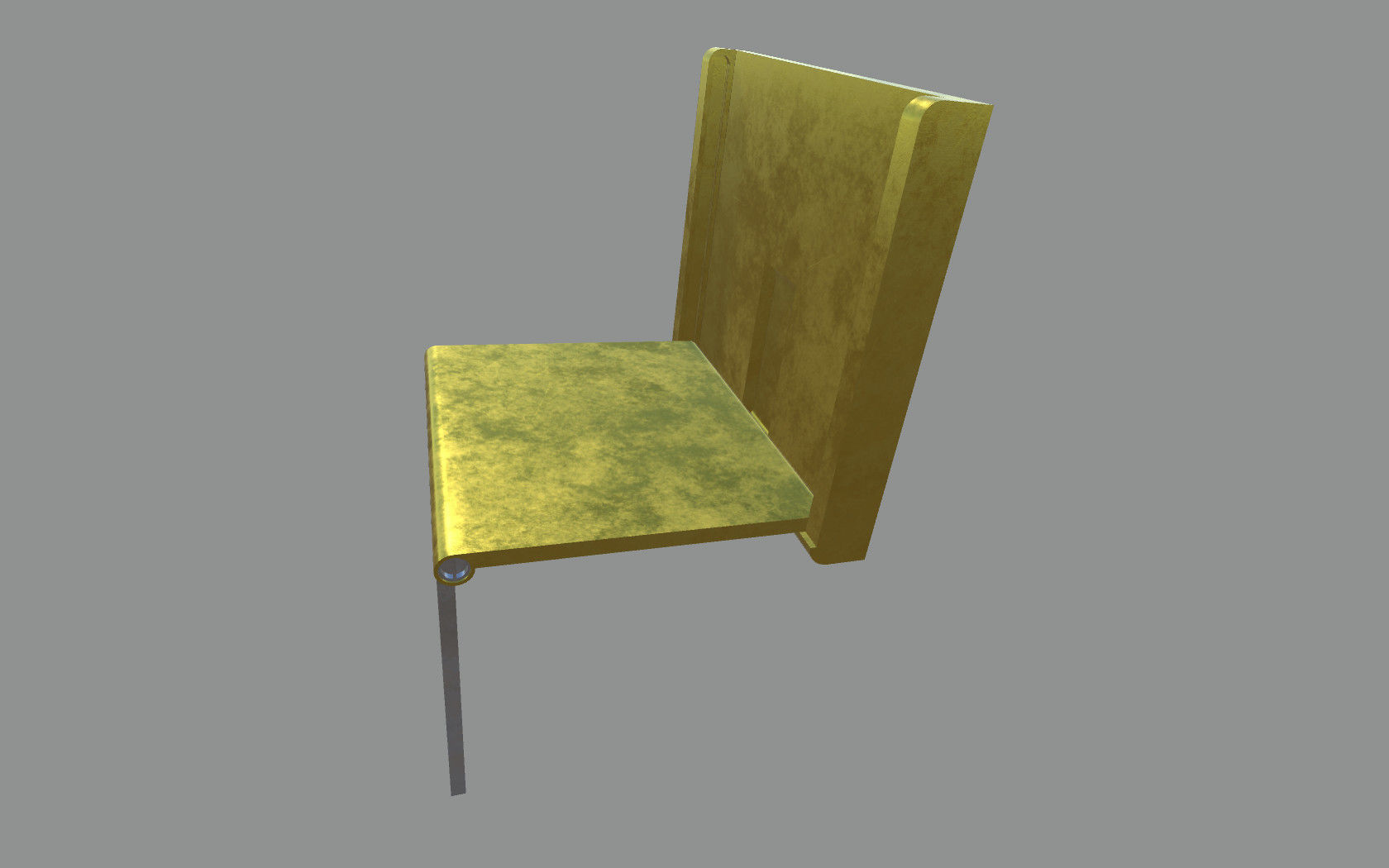 Hidden Table 1 Metal 1 Low-poly 3D model_14