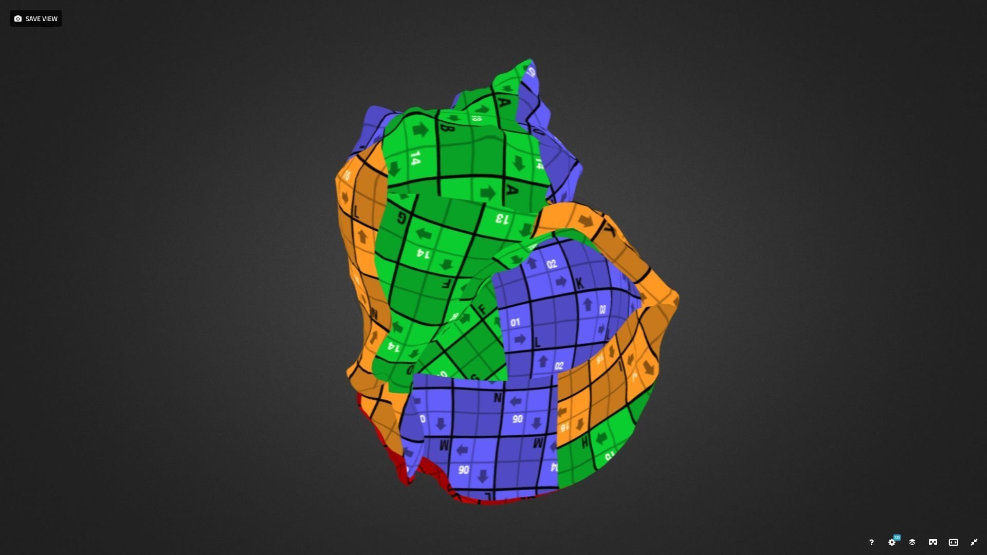 shell Low-poly 3D model_5