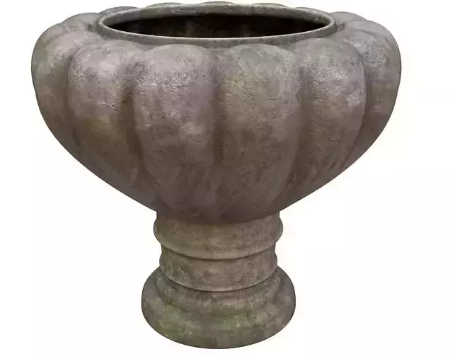ancient flower pot - PBR Low-poly 3D model