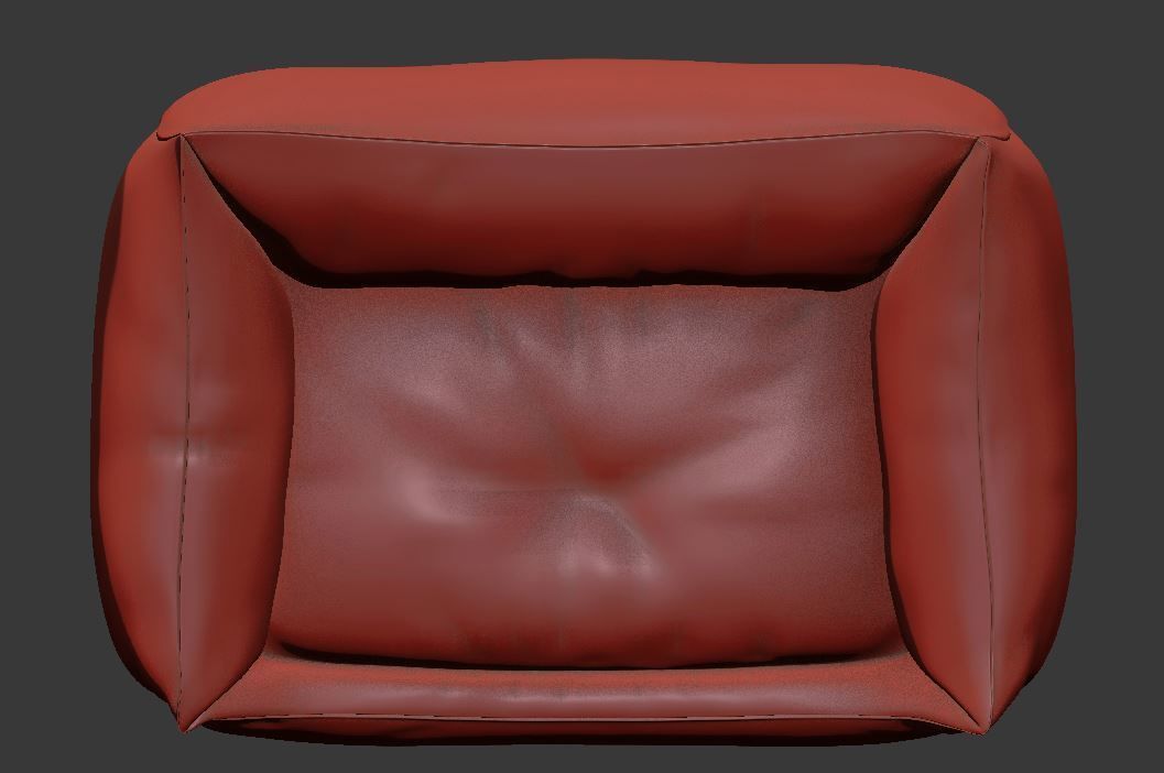 Pet Seating chair pillow pet cat dog bed beanbag kid baby nest 3D model_6