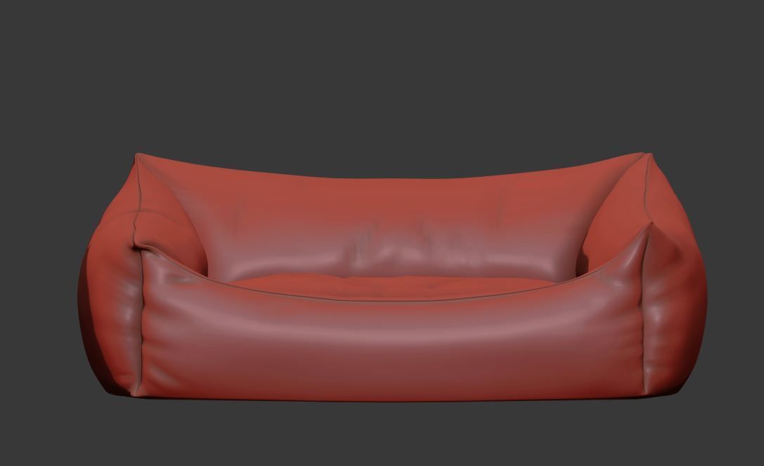 Pet Seating chair pillow pet cat dog bed beanbag kid baby nest 3D model_2