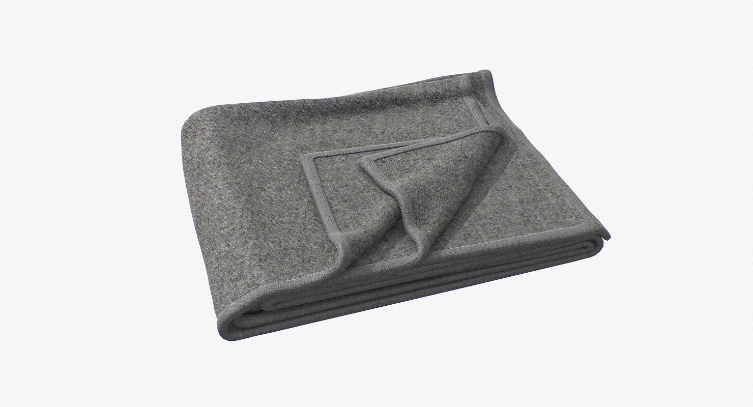 Blanket V3 Low-poly 3D model_5