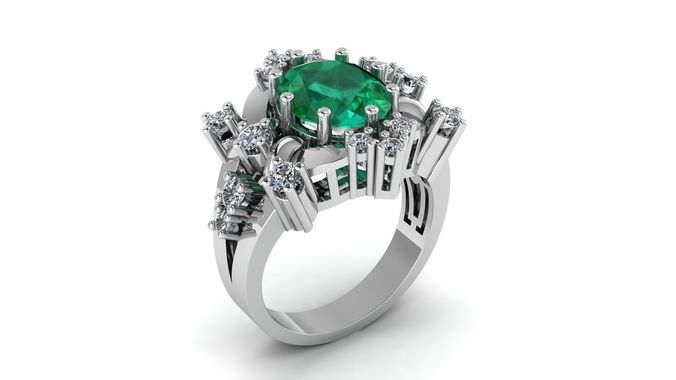 jewelry ring 3D print model 3D print model