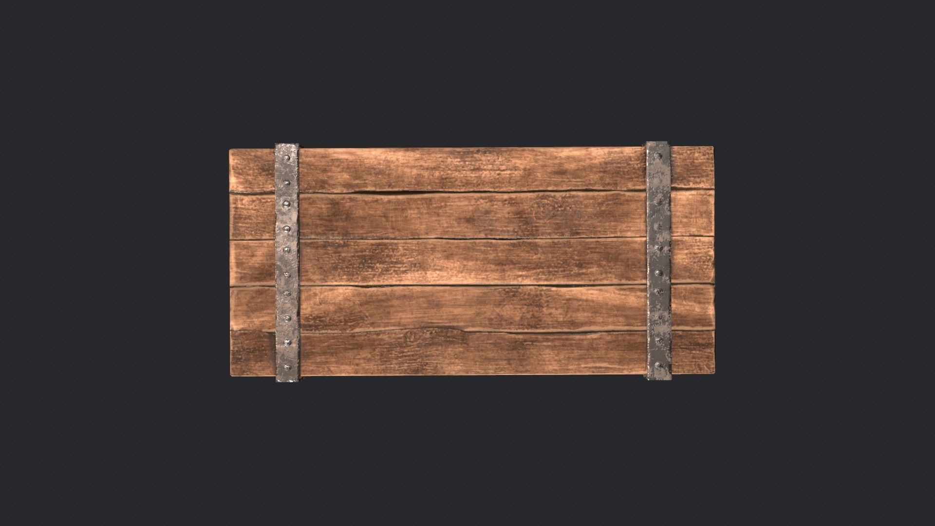 Wooden Table - Wooden Bench - Garden Bench - Work Bench - Bench  Low-poly 3D model_7