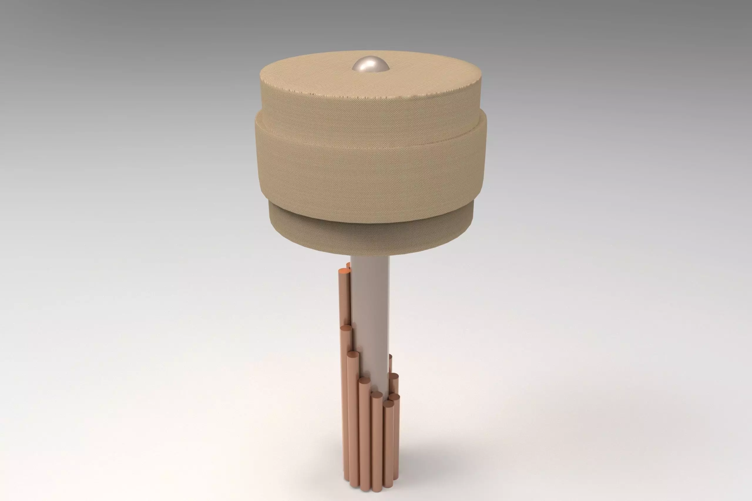 Modern Lamp 3D model_0