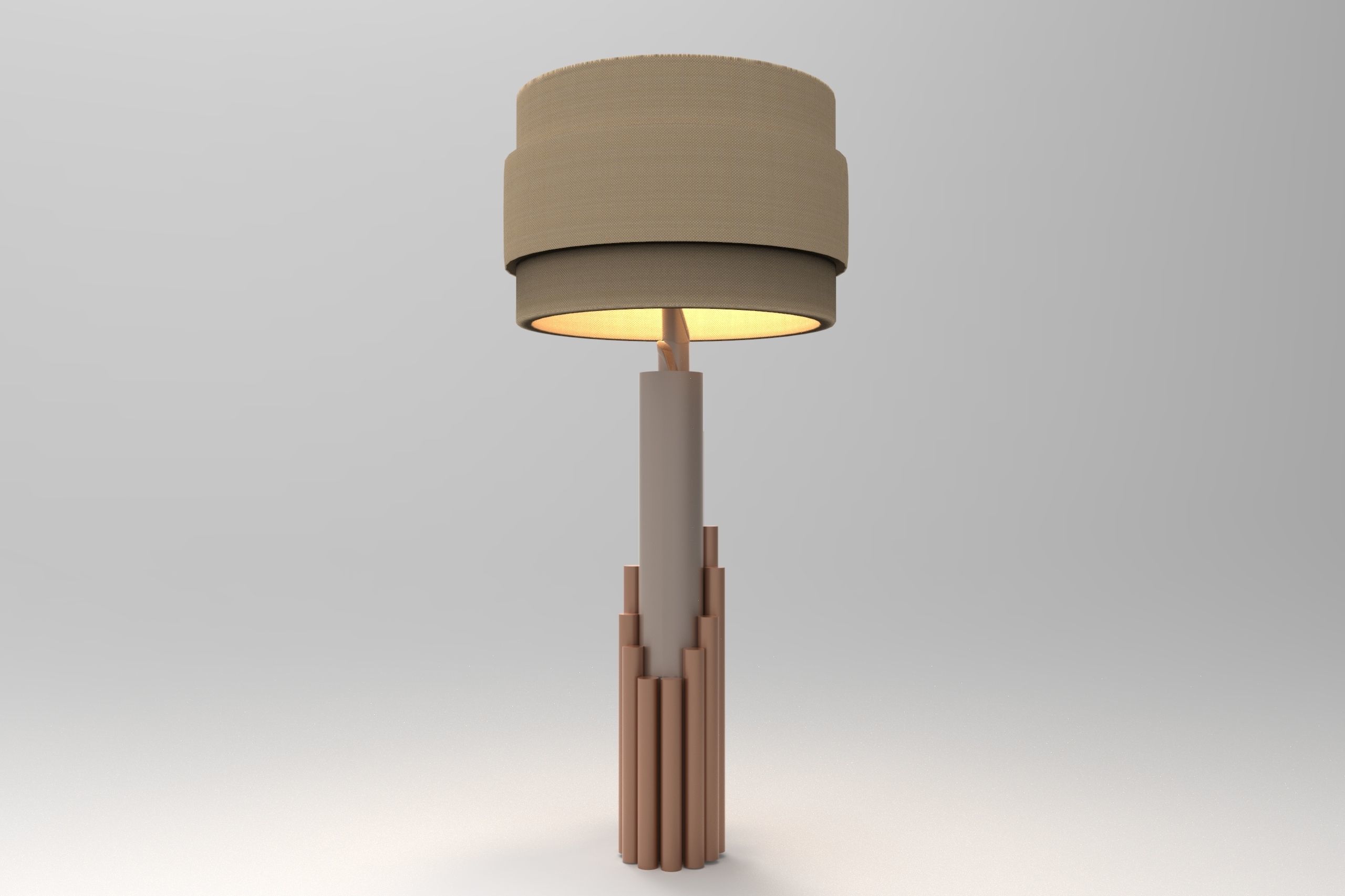 Modern Lamp 3D model_1