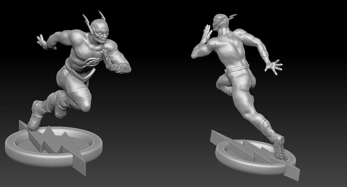 The Flash 3D print model Free 3D print model Free 3D print model_0