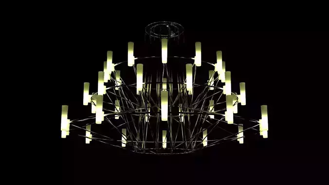 Modern ceiling lamp 3D model