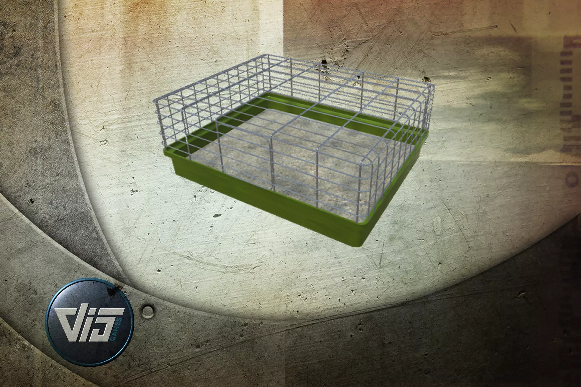 Hamster-cage pig cage for gta san andreas Free low-poly 3D model