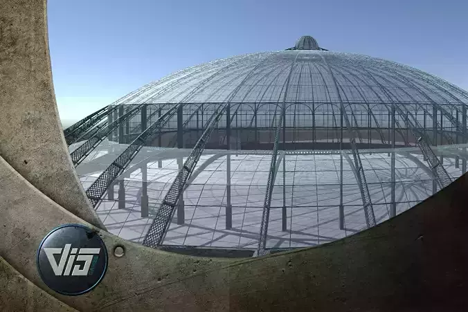 Giant greenhouse