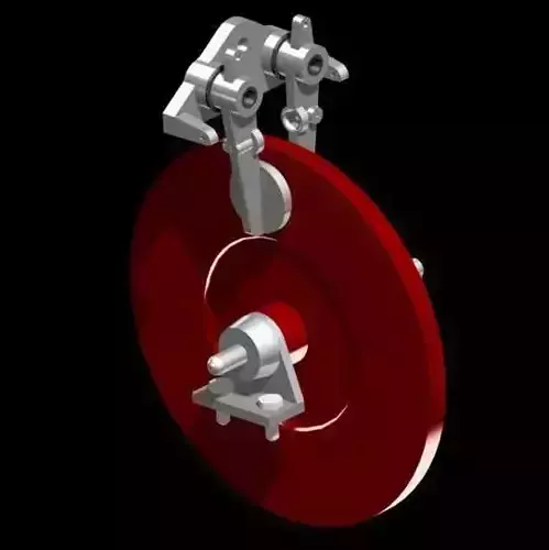 Drum brake Free 3D model