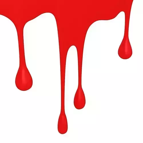 Paint Drops 3D model